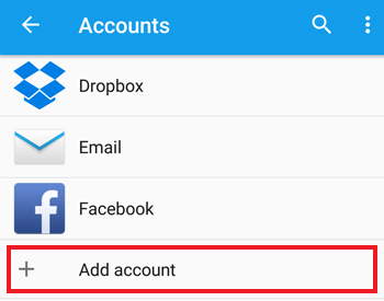 Add Account