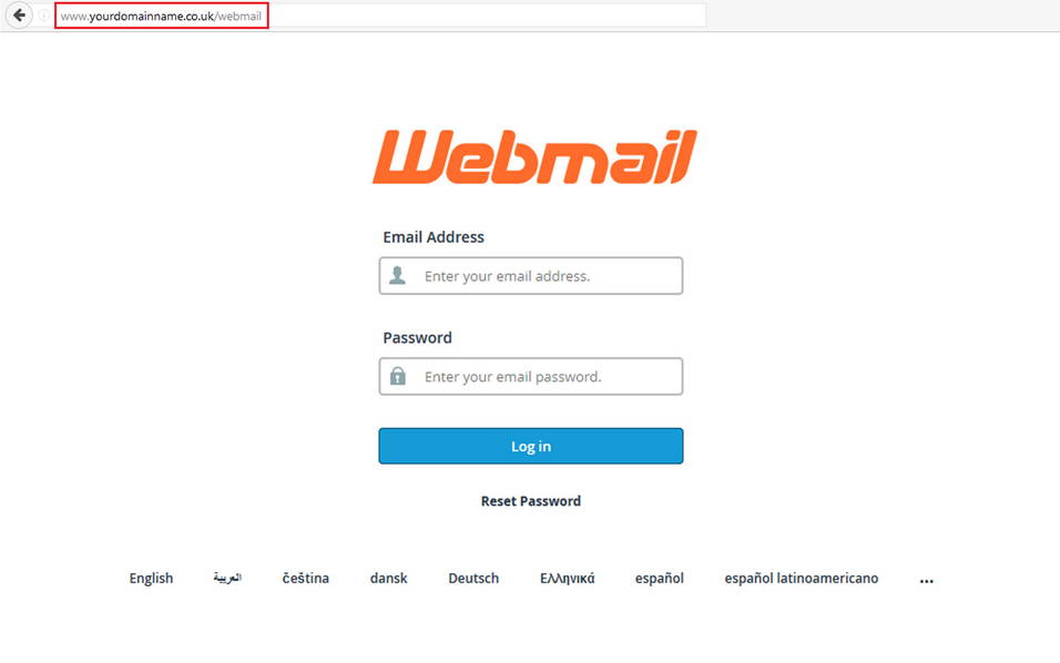 Log In Screen