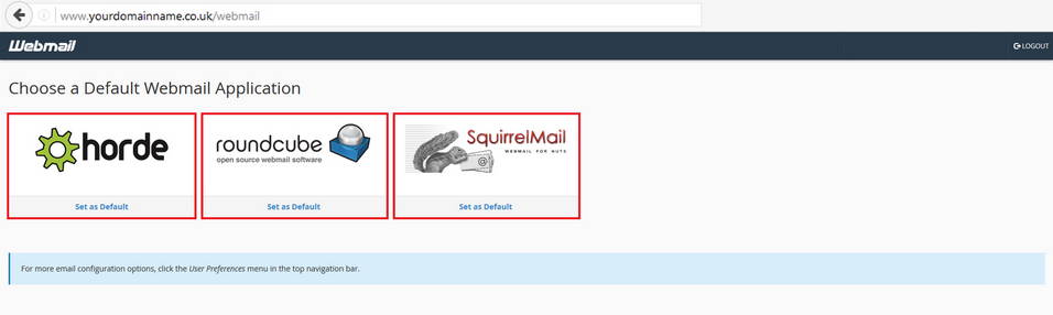 Choose An Email Client